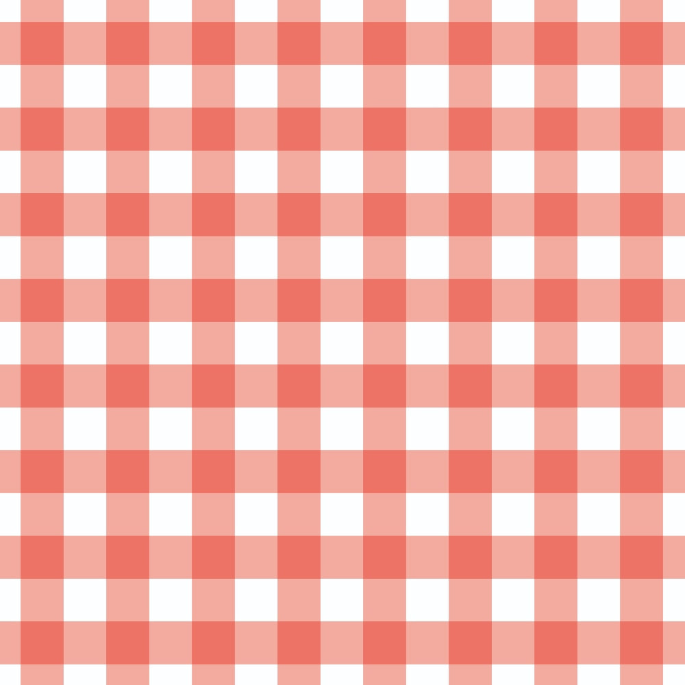 Sweet Strawberries Pink Gingham Quilting Cotton Fabric