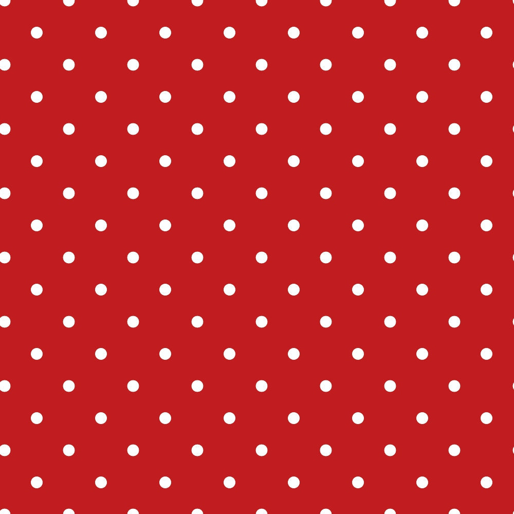 Sweet Strawberries Red Polka Dots Minky Fabric