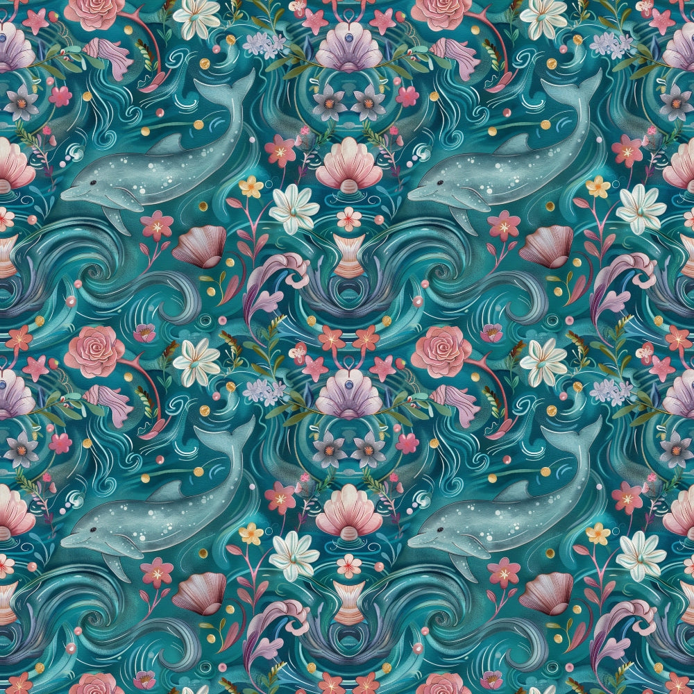 Blooming Tides Pattern 11 Minky Fabric