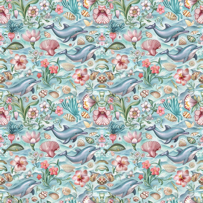 Blooming Tides Pattern 9 Minky Fabric