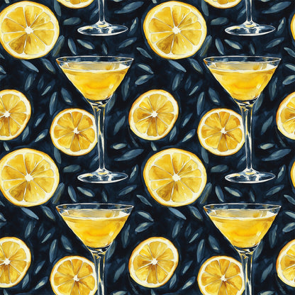 Lemon Drop Soiree Pattern 10 Minky Fabric