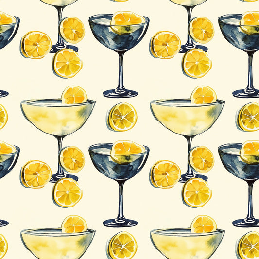 Tart and Tipsy Pattern 12 Quilting Cotton Fabric