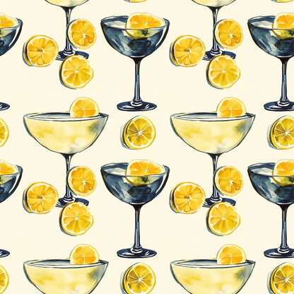 Lemon Drop Soiree Pattern 12 Minky Fabric