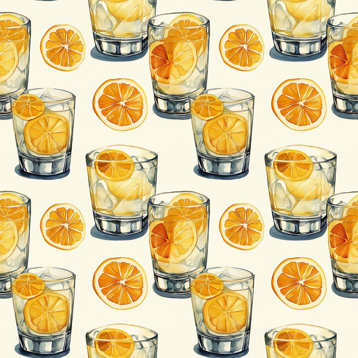 Lemon Drop Soiree Pattern 1 Minky Fabric