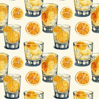 Lemon Drop Soiree Pattern 1 Minky Fabric