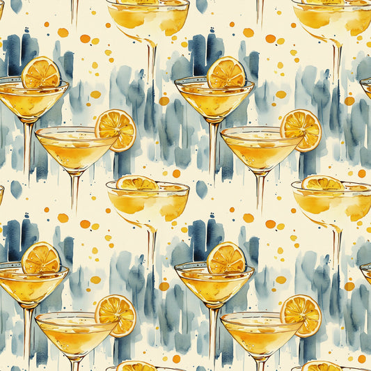 Tart and Tipsy Pattern 2 Quilting Cotton Fabric