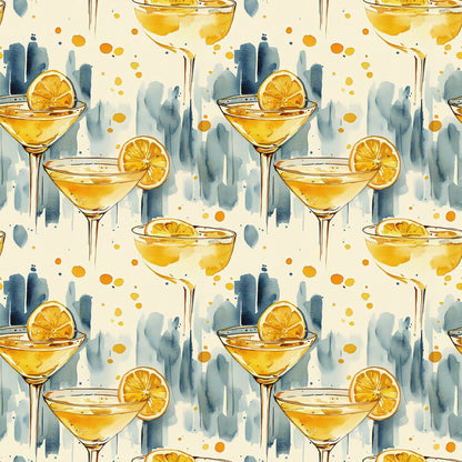 Lemon Drop Soiree Pattern 2 Minky Fabric