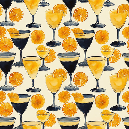 Tart and Tipsy Pattern 3 Quilting Cotton Fabric