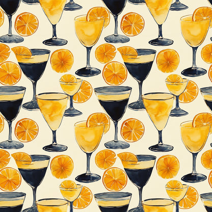 Lemon Drop Soiree Pattern 3 Minky Fabric