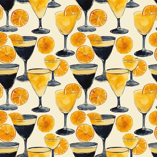 Lemon Drop Soiree Pattern 3 Minky Fabric