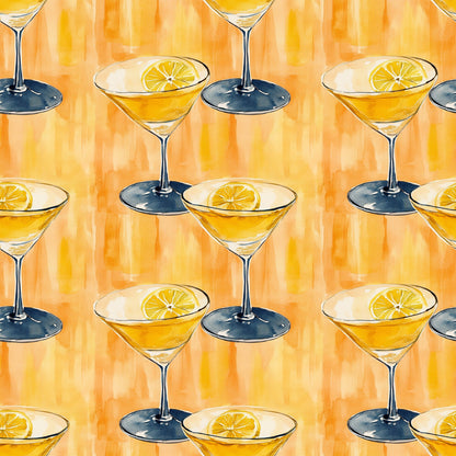 Tart and Tipsy Pattern 5 Quilting Cotton Fabric