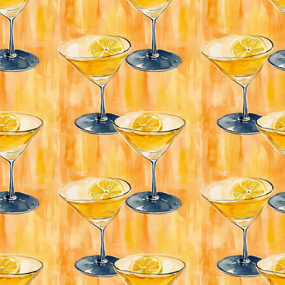 Lemon Drop Soiree Pattern 5 Minky Fabric