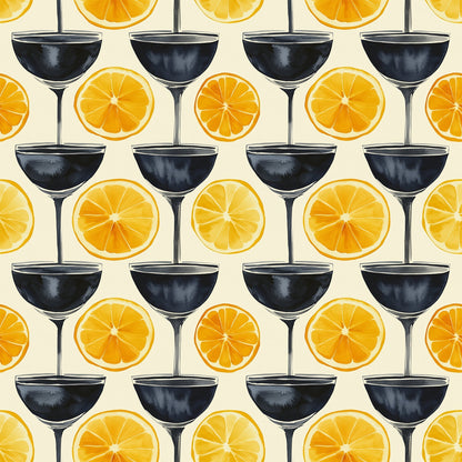 Lemon Drop Soiree Pattern 9 Minky Fabric