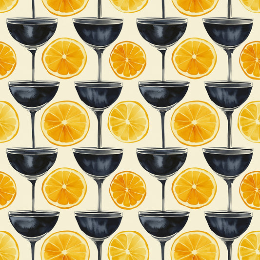 Lemon Drop Soiree Pattern 9 Minky Fabric