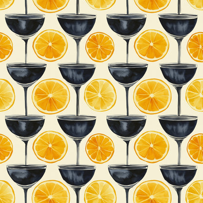 Tart and Tipsy Pattern 9 Quilting Cotton Fabric