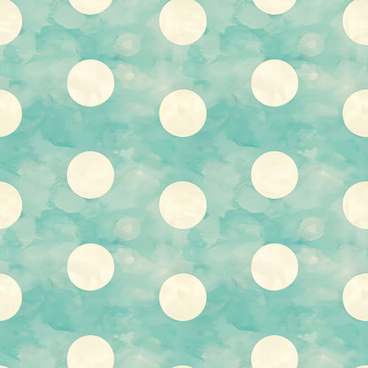Teal and Doves Pattern 8 Quilting Cotton Fabric