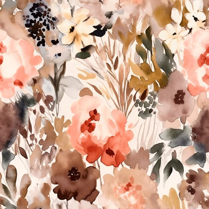Peach Petal Wash Pattern 19 Minky Fabric