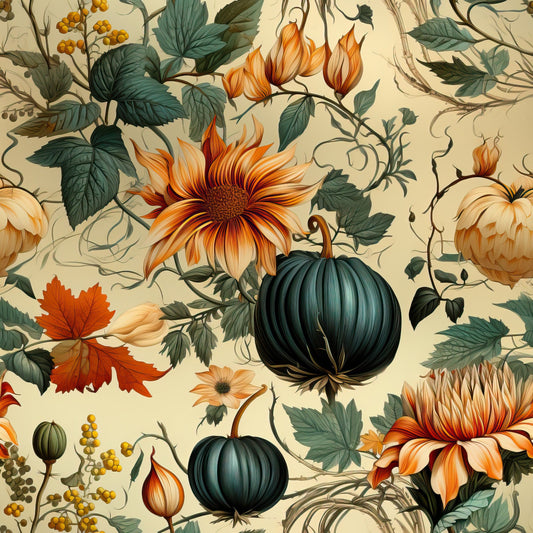 Thanksgiving Elegance Pattern 1 Quilting Cotton Fabric