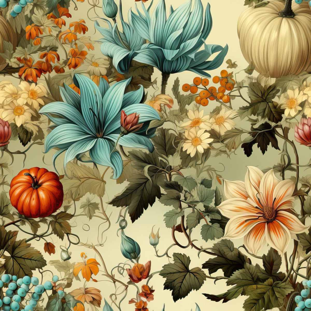 Autumn Reverie Pattern 10 Minky Fabric