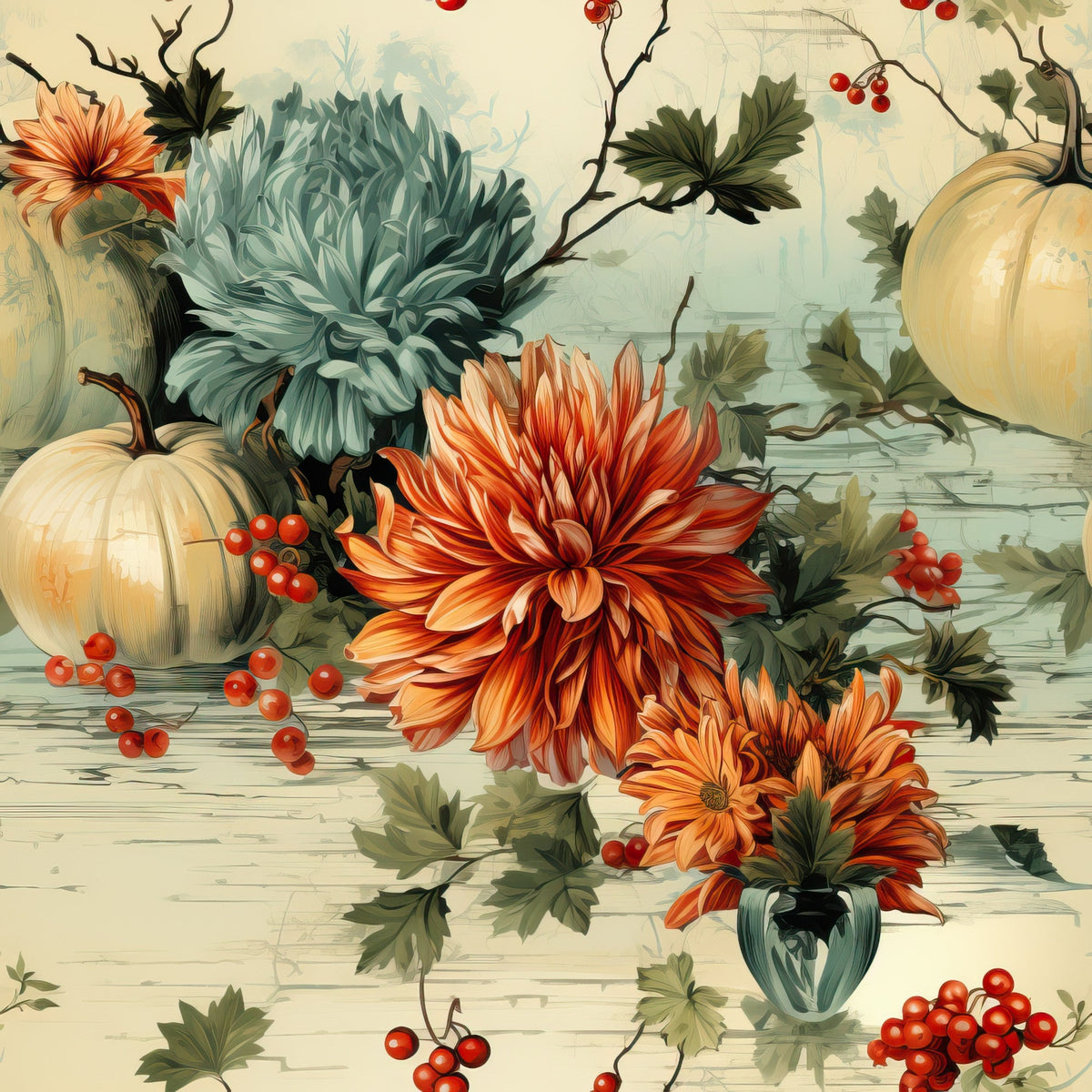 Autumn Reverie Pattern 11 Minky Fabric