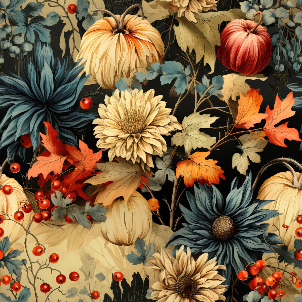 Autumn Reverie Pattern 12 Minky Fabric