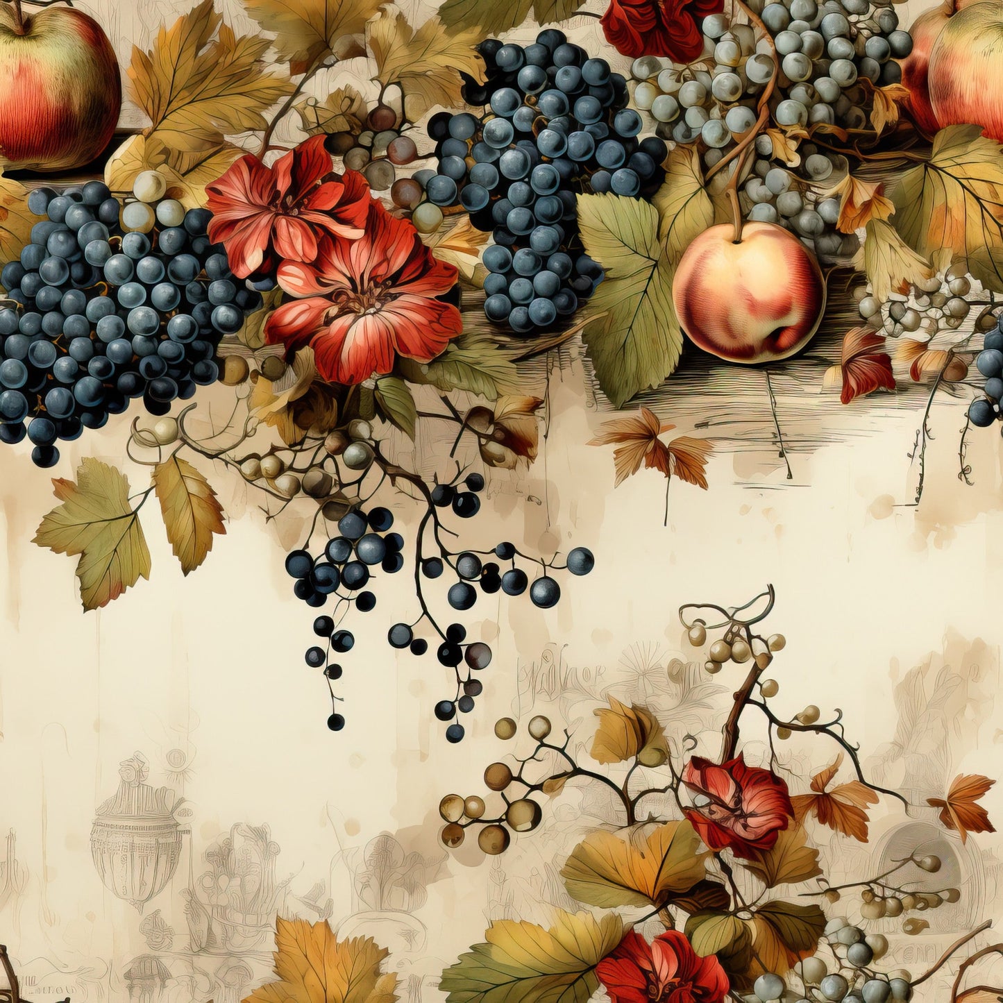 Thanksgiving Elegance Pattern 4 Quilting Cotton Fabric