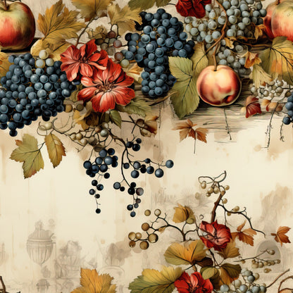 Autumn Reverie Pattern 4 Minky Fabric
