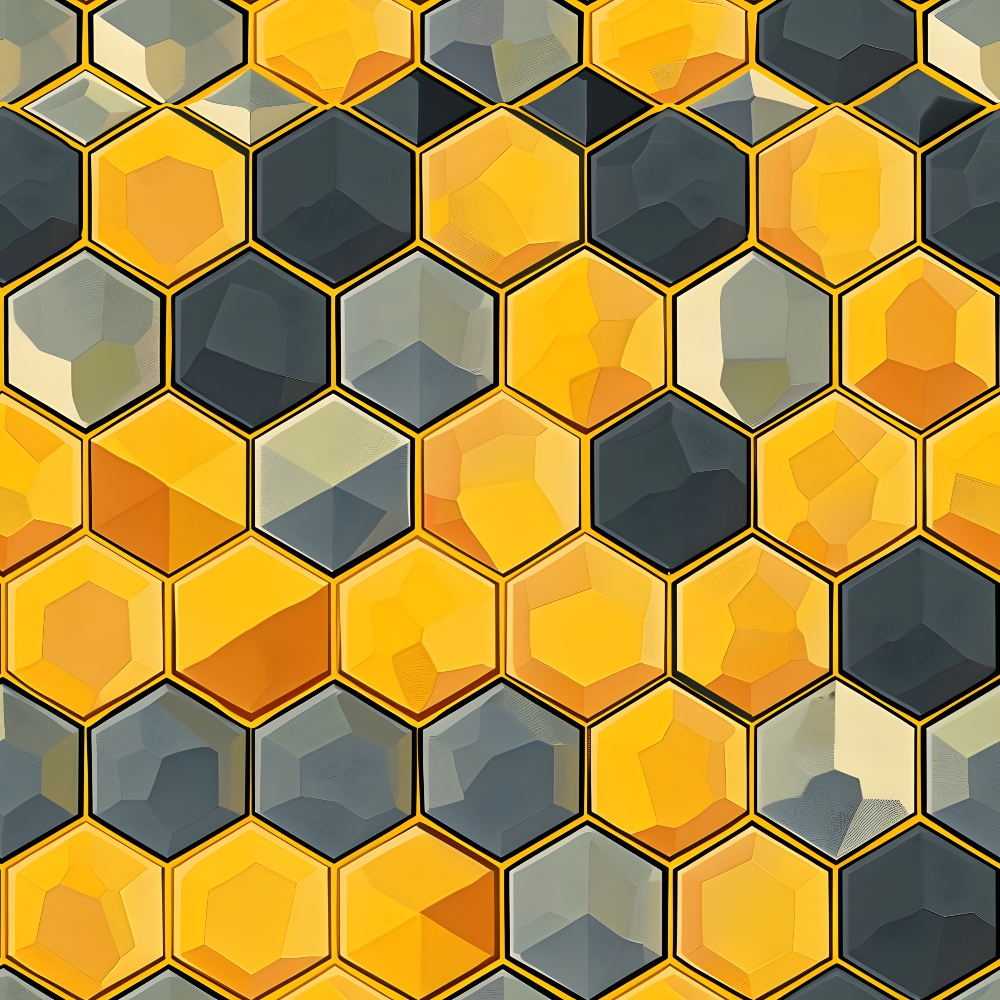 Honeycomb Blooms Pattern 12 Minky Fabric