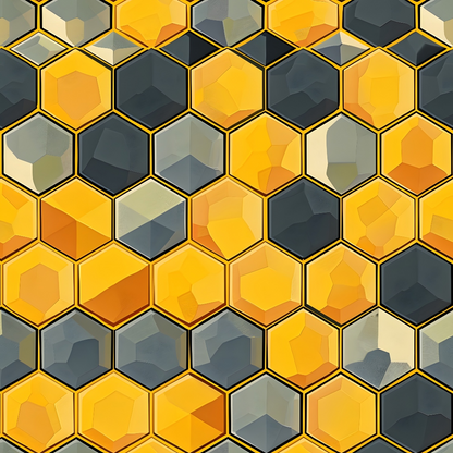 Honeycomb Blooms Pattern 12 Minky Fabric