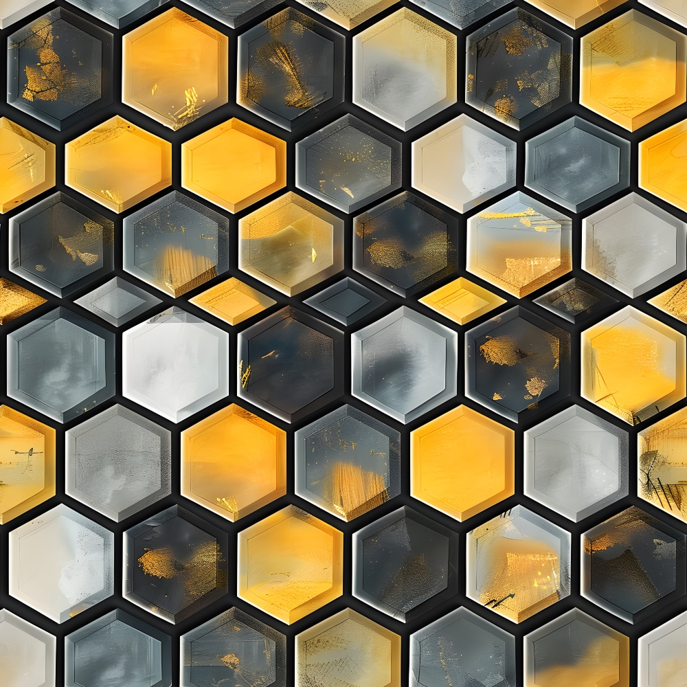 Honeycomb Blooms Pattern 13 Minky Fabric