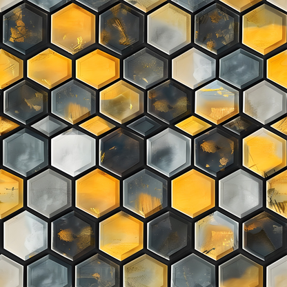 Honeycomb Blooms Pattern 13 Minky Fabric