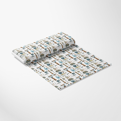 The Fishing Trip Pattern 1 Quilting Cotton Fabric