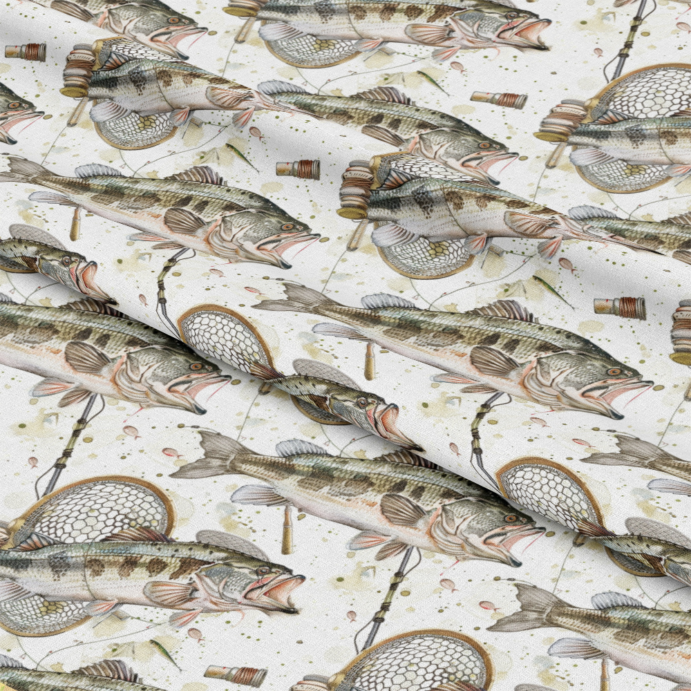 The Fishing Trip Pattern 5 Quilting Cotton Fabric