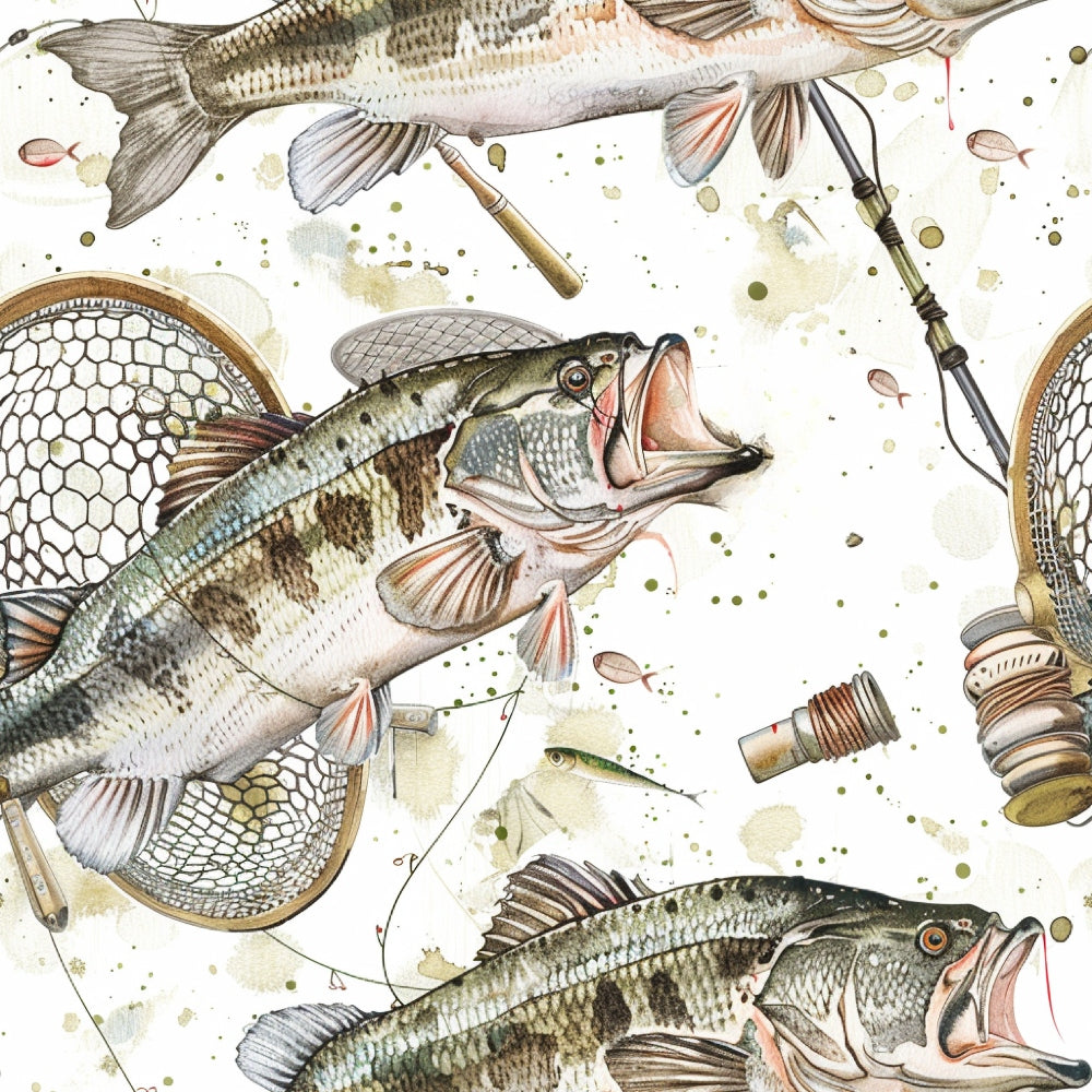 Tackle Box Pattern 5 Minky Fabric