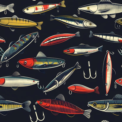 Tackle Box Pattern 7 Minky Fabric