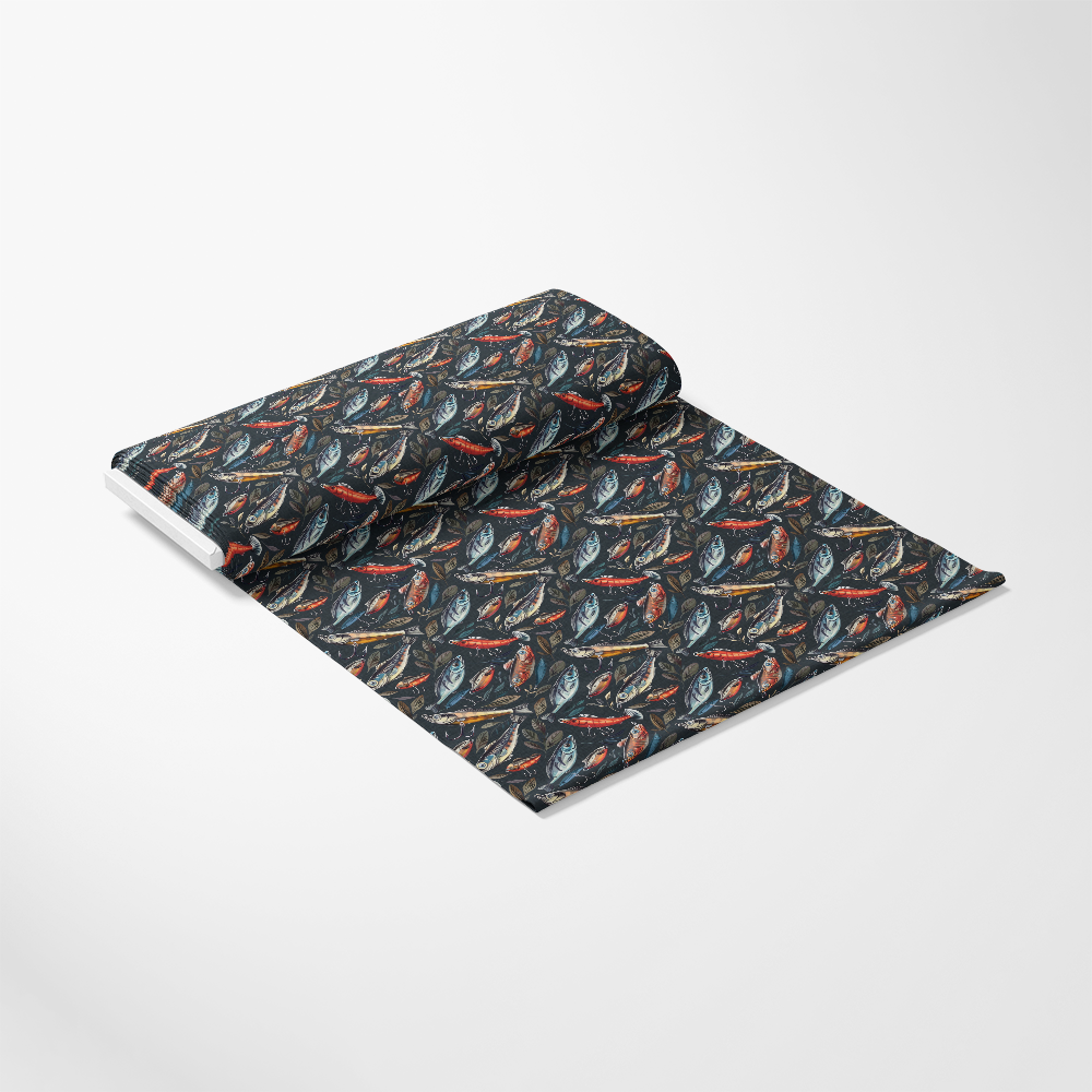 The Fishing Trip Pattern 8 Quilting Cotton Fabric