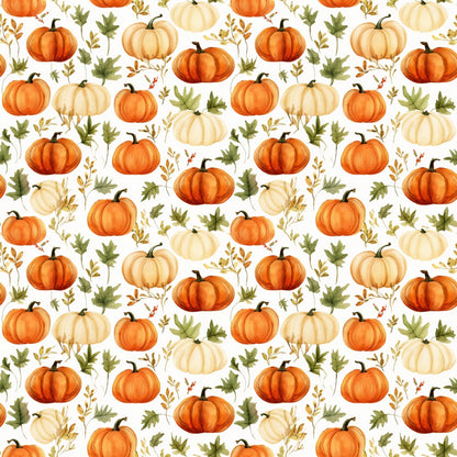 The Pumpkin Patch Pattern 10 Quilting Cotton Fabric
