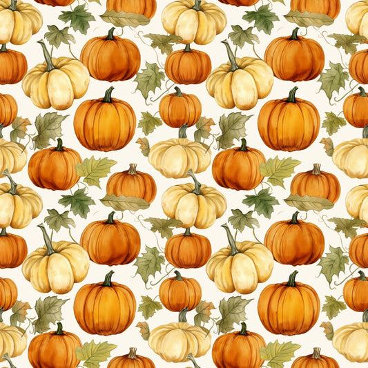 The Pumpkin Patch Pattern 3 Quilting Cotton Fabric