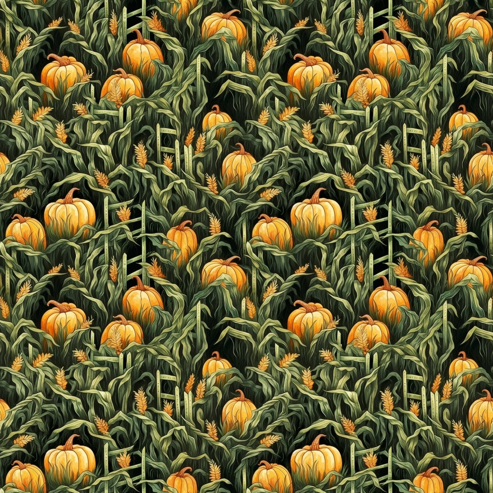 The Pumpkin Patch Pattern 4 Quilting Cotton Fabric