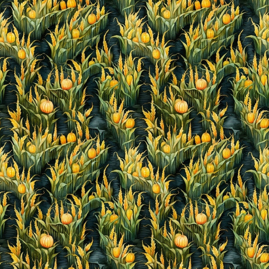 The Pumpkin Patch Pattern 5 Quilting Cotton Fabric
