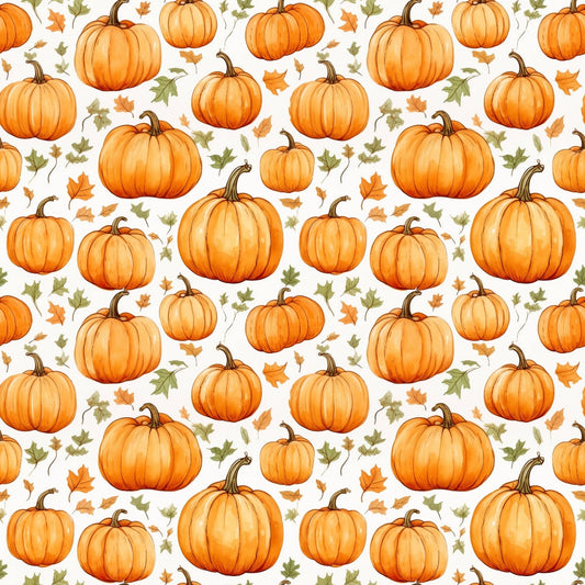 The Pumpkin Patch Pattern 9 Quilting Cotton Fabric