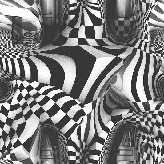 Three Dimensional Optical Illusion Arts Pattern 6 Quilting Cotton Fabric