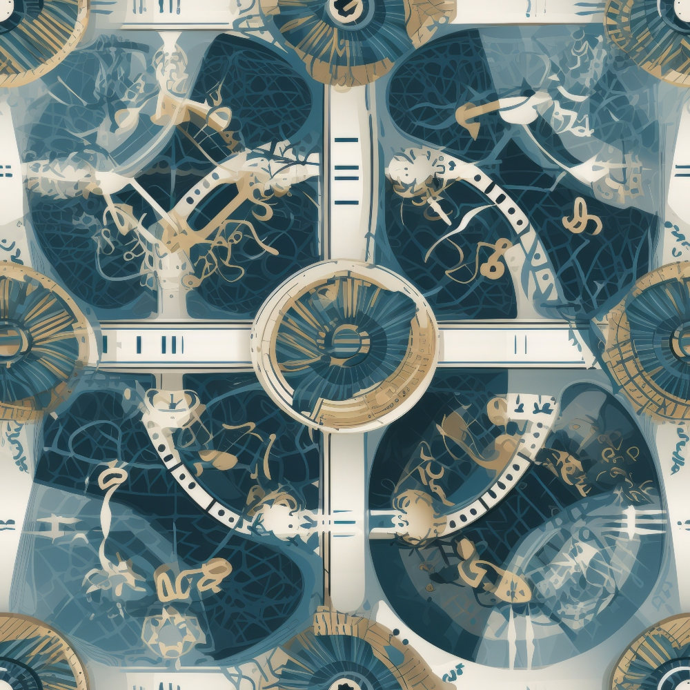 Gilded Gears Pattern 21 Minky Fabric