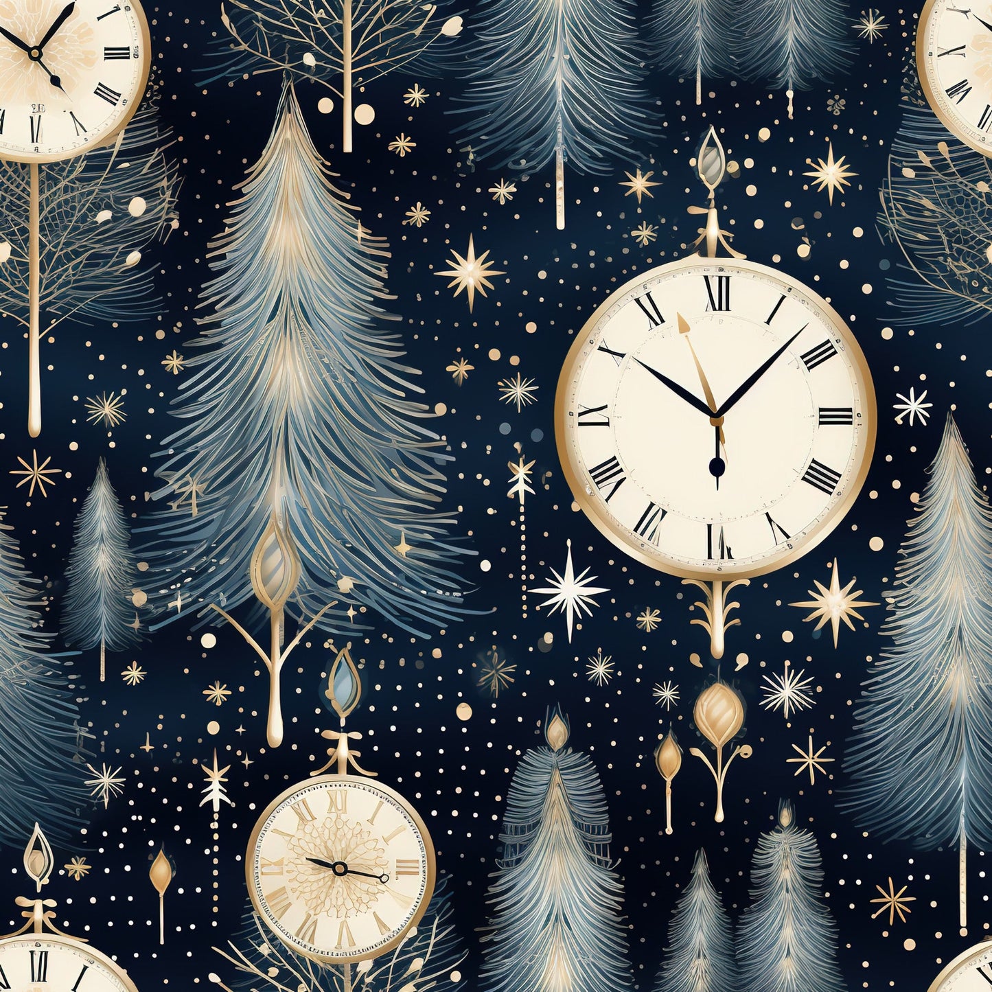 Timeless Winter Joy Pattern 12 Quilting Cotton Fabric