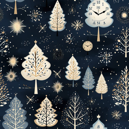 Timeless Winter Joy Pattern 4 Quilting Cotton Fabric