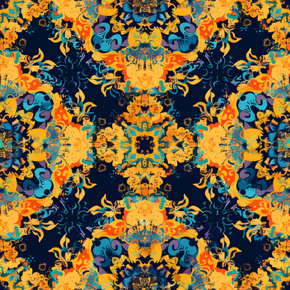 Traditional Najdi Pattern 11 Quilting Cotton Fabric