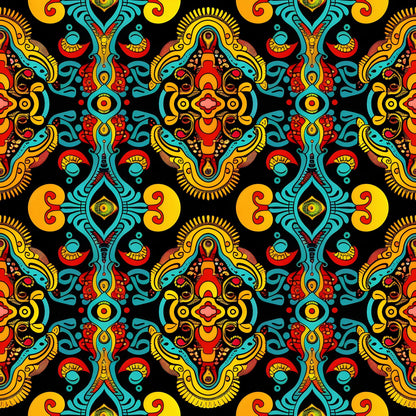 Traditional Najdi Pattern 14 Quilting Cotton Fabric