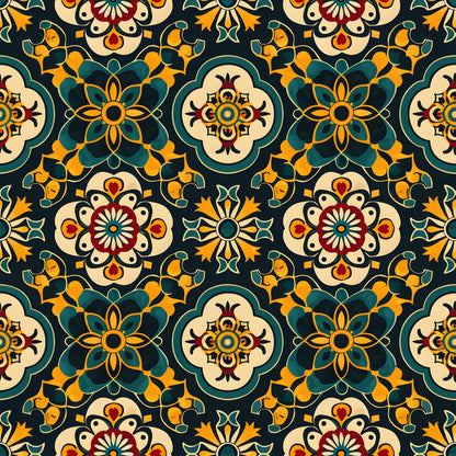 Traditional Najdi Pattern 15 Quilting Cotton Fabric