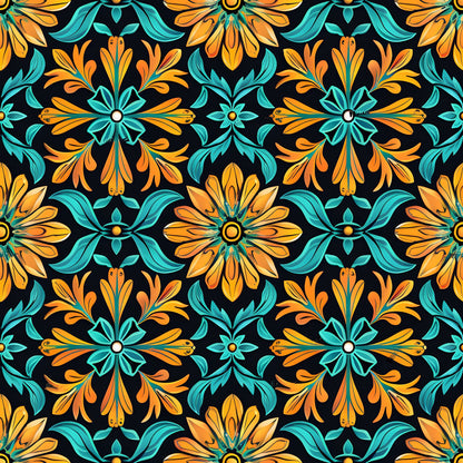 Traditional Najdi Pattern 5 Quilting Cotton Fabric