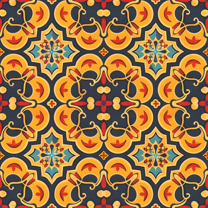 Traditional Najdi Pattern 9 Quilting Cotton Fabric